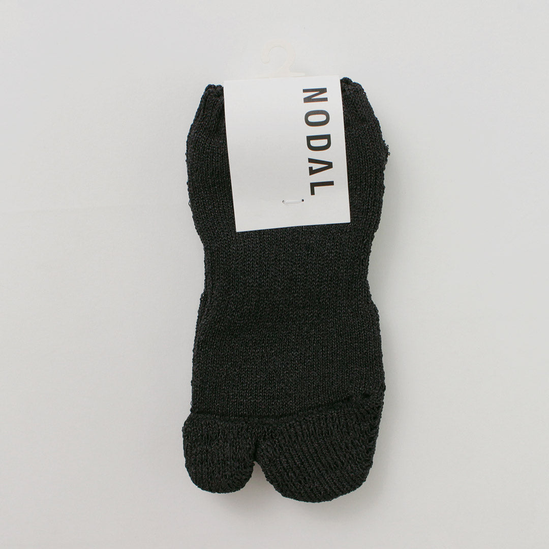 NODAL / Paper Yarn Ankle Pile Socks