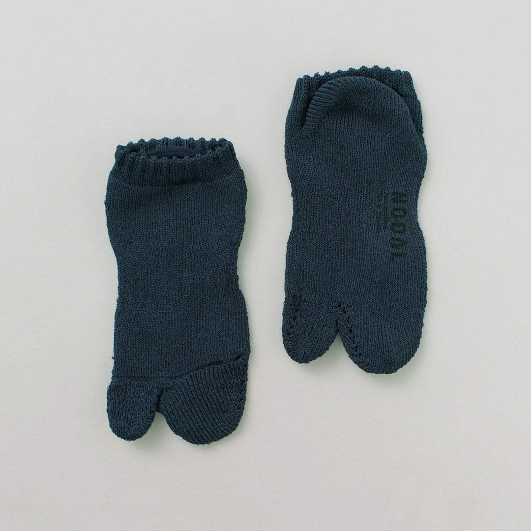 NODAL / Paper Yarn Ankle Pile Socks