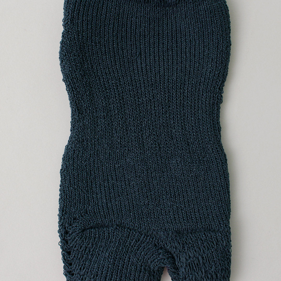 NODAL / Paper Yarn Ankle Pile Socks