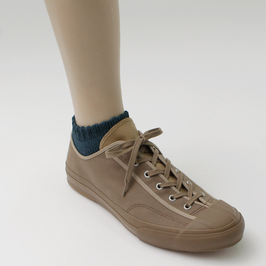 NODAL / Paper Yarn Ankle Pile Socks