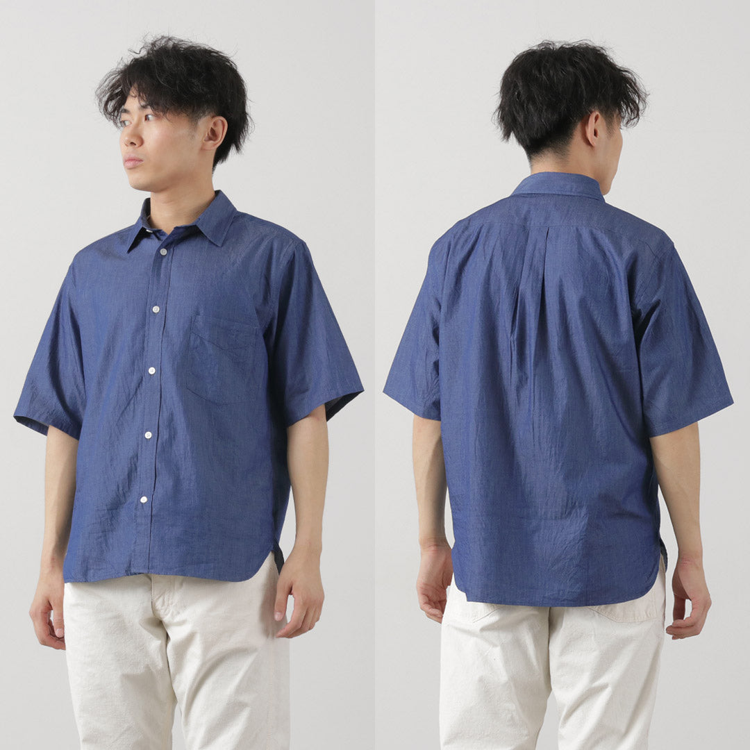 JAPAN BLUE JEANS / 3oz denim short sleeve shirt