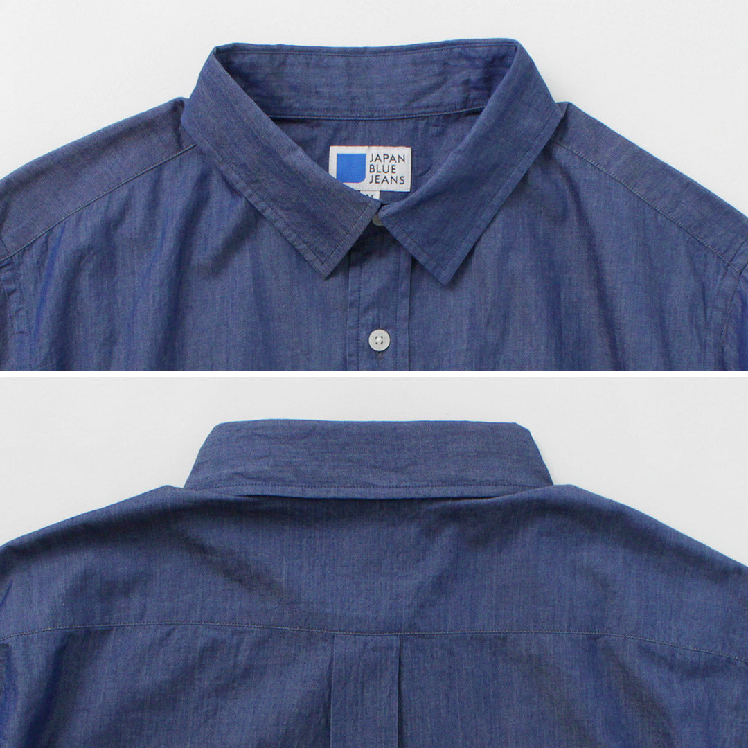 JAPAN BLUE JEANS / 3oz denim short sleeve shirt