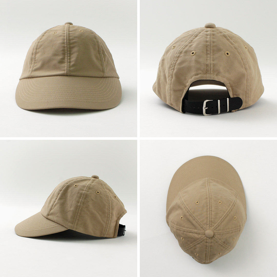 HICOSAKA / Chino Big Visor 8 Panel Cap