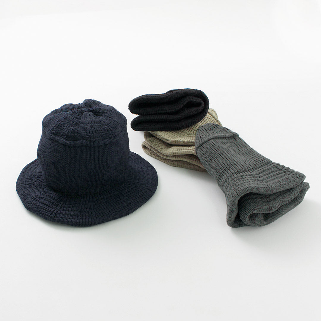 Chapeau de seau hicosaka / tricot