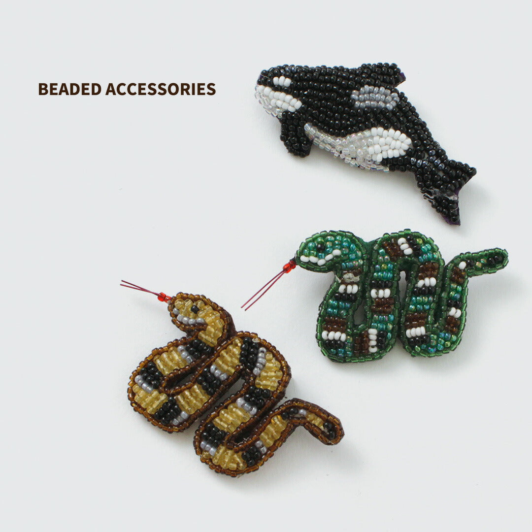 BEADED ACCESSORIES / Beaded pin badge S