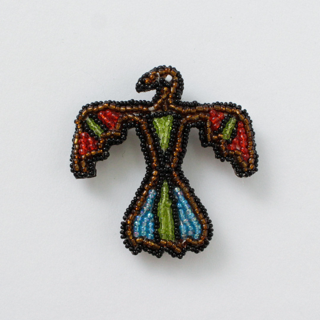 BEADED ACCESSORIES / Beaded pin badge M