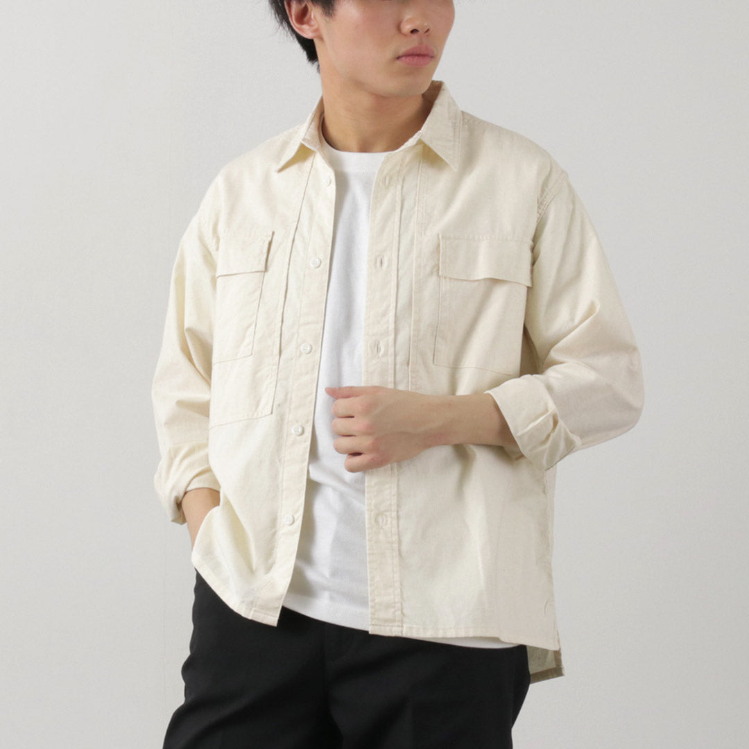 FOB FACTORY / F3498 Long sleeve field shirt