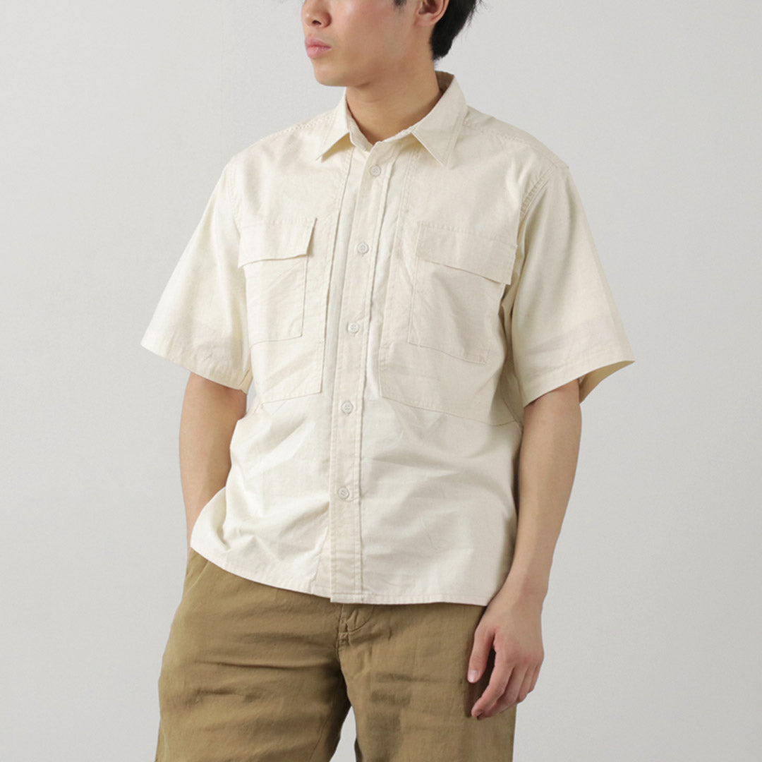 FOB FACTORY / F3499 Short sleeve field shirt