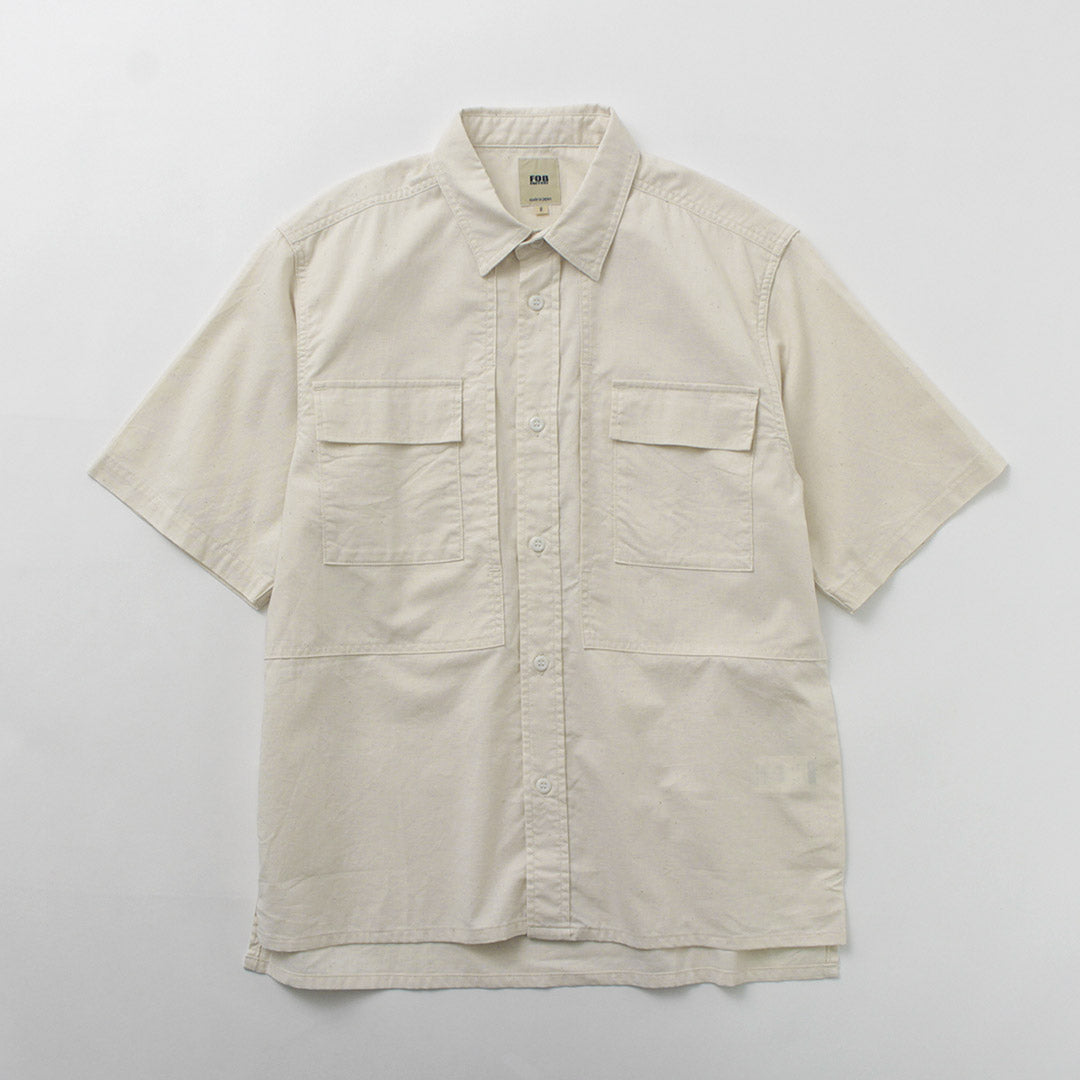 FOB FACTORY / F3499 Short sleeve field shirt