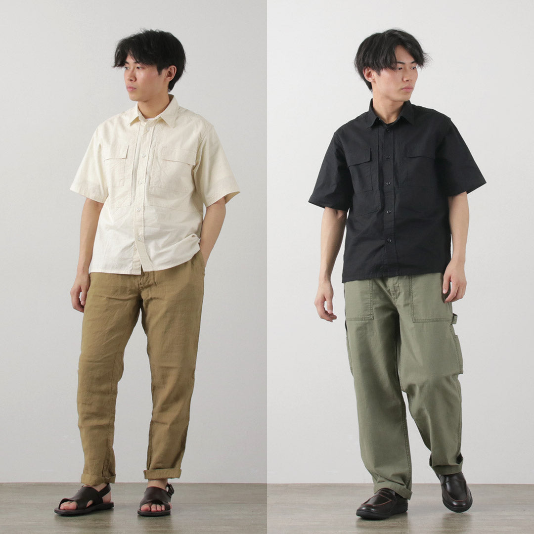 FOB FACTORY / F3499 Short sleeve field shirt