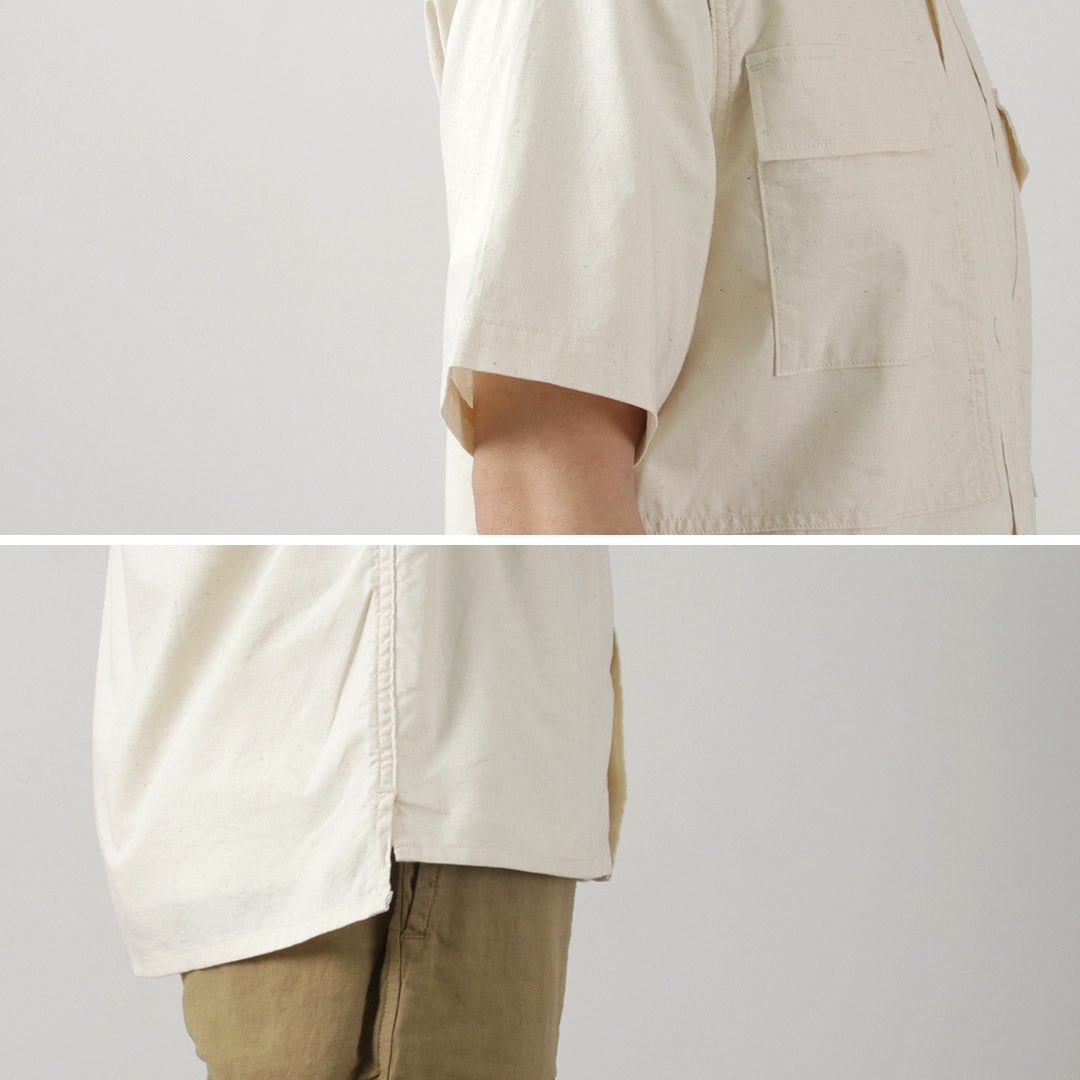 FOB FACTORY / F3499 Short sleeve field shirt