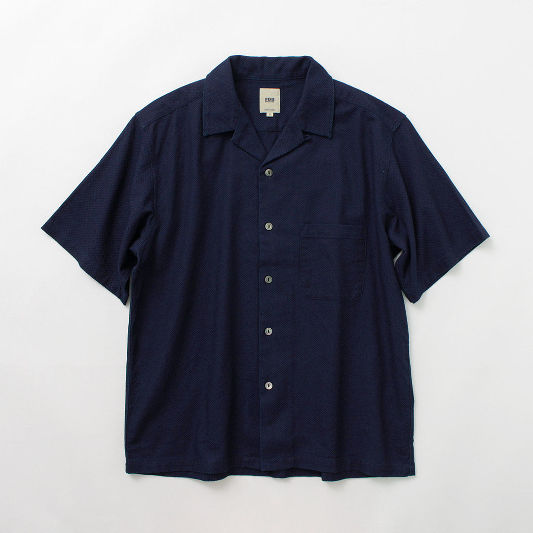 FOB FACTORY / F3500 Indigo Holiday Shirt