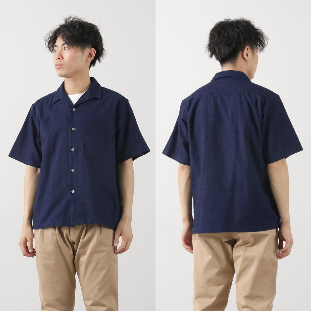 FOB FACTORY / F3500 Indigo Holiday Shirt