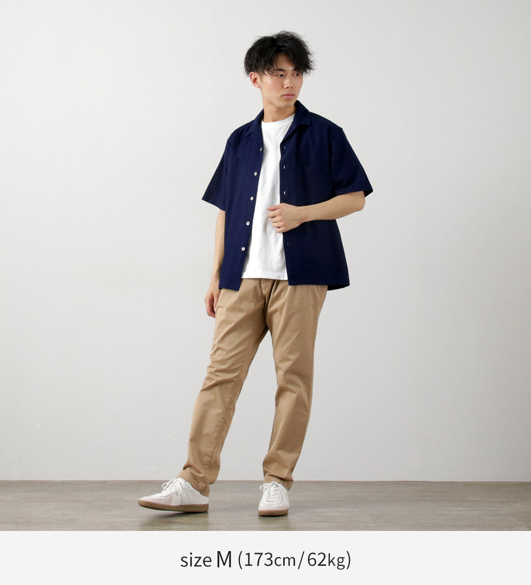 FOB FACTORY / F3500 Indigo Holiday Shirt