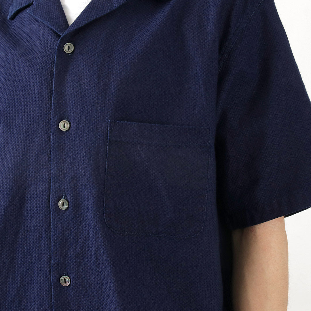 FOB FACTORY / F3500 Indigo Holiday Shirt