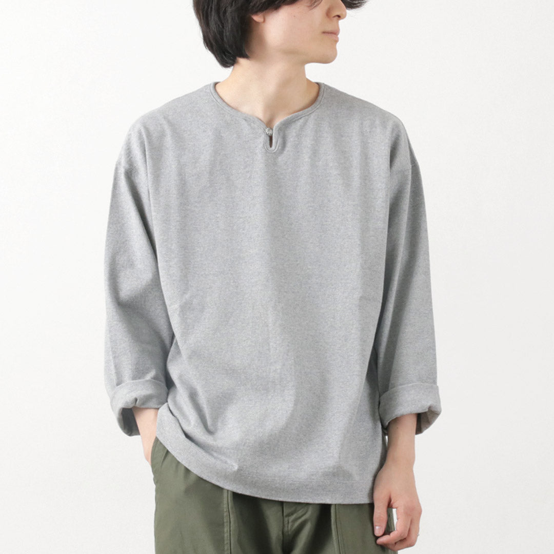 BARNS / Big Cozun knitiing Concho Long Sleeve T-Shirt