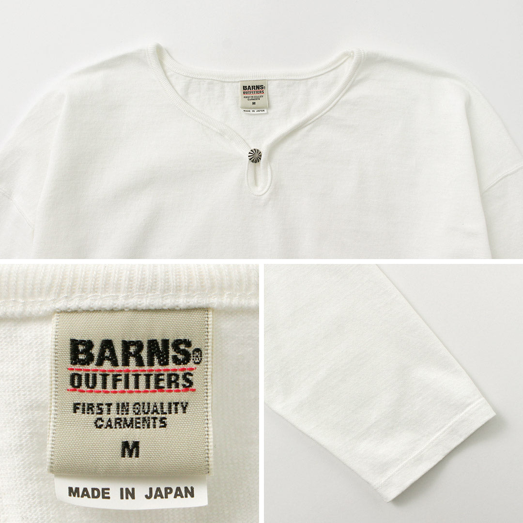 BARNS / Big Cozun knitiing Concho Long Sleeve T-Shirt