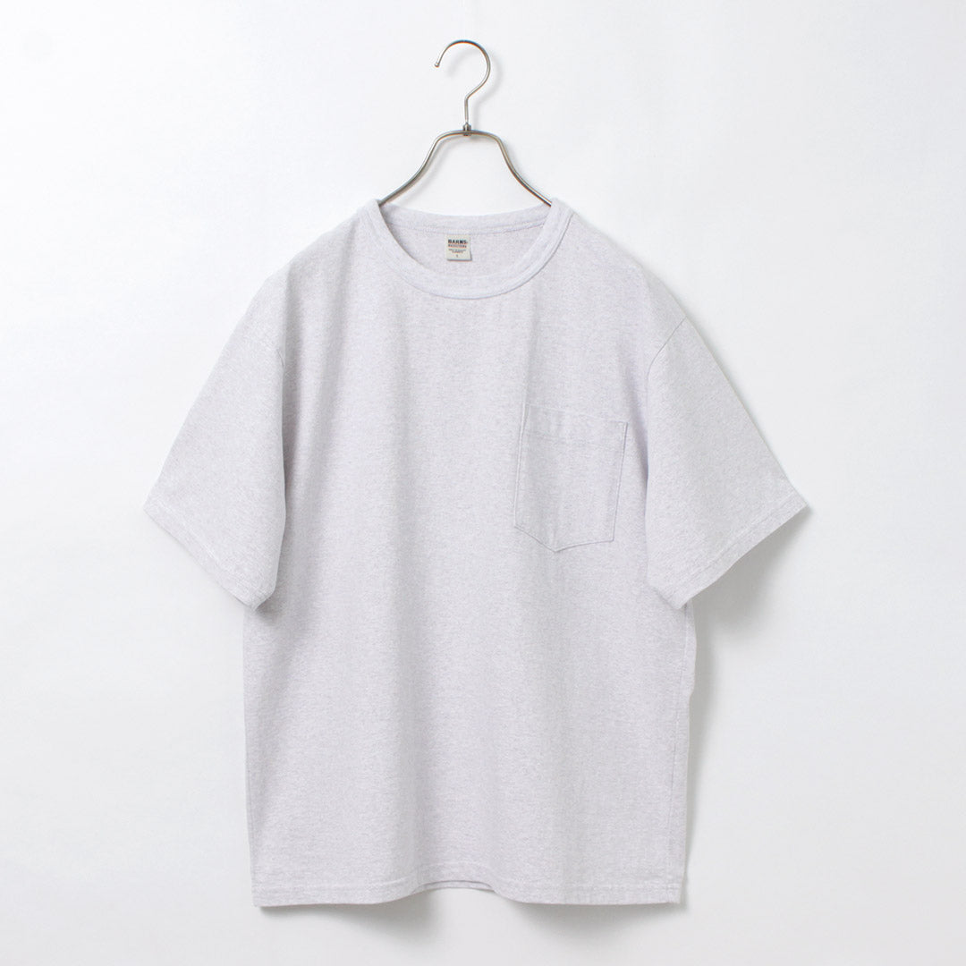 BARNS / Toughneck Short Sleeve Solid T-Shirt