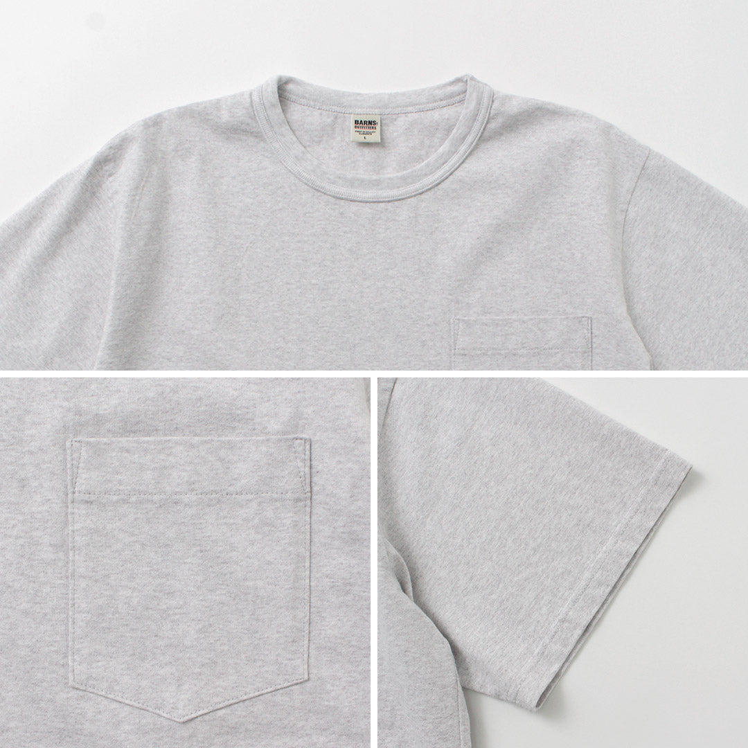 BARNS / Toughneck Short Sleeve Solid T-Shirt