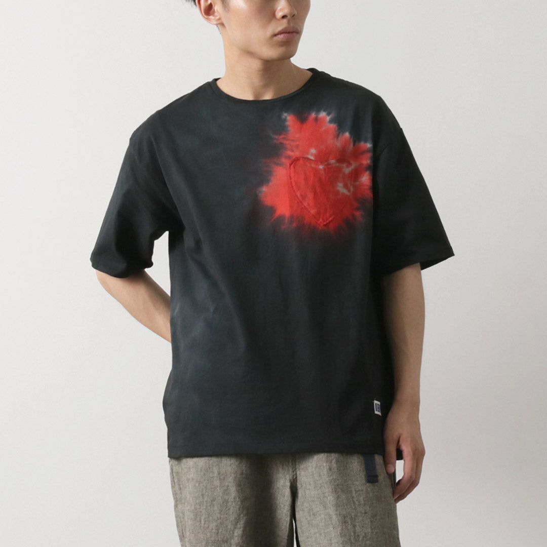 Ill One 80 / Tie Dye Heart Pocket Short Sleeve 티셔츠