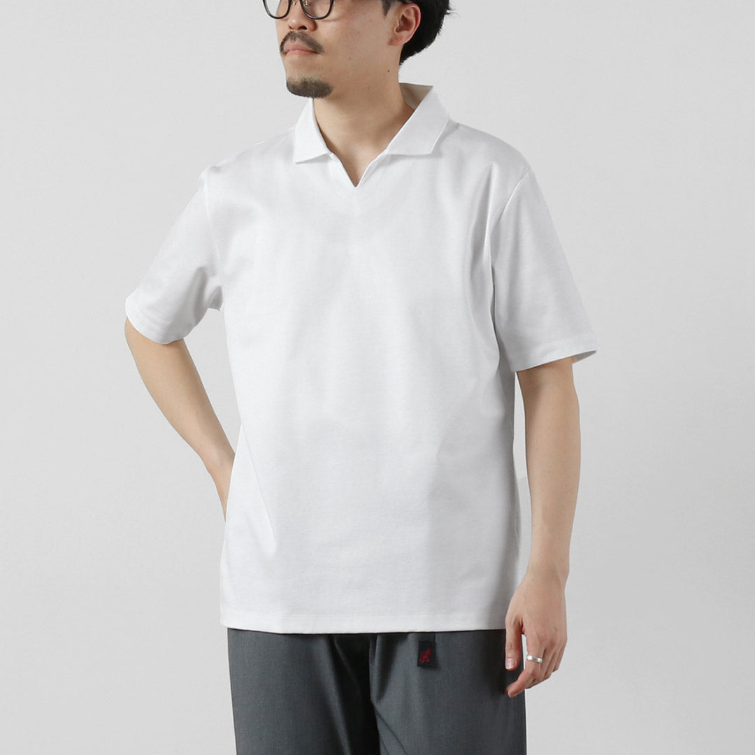 在东京日本 /礼服有机棉质船长polo衬衫