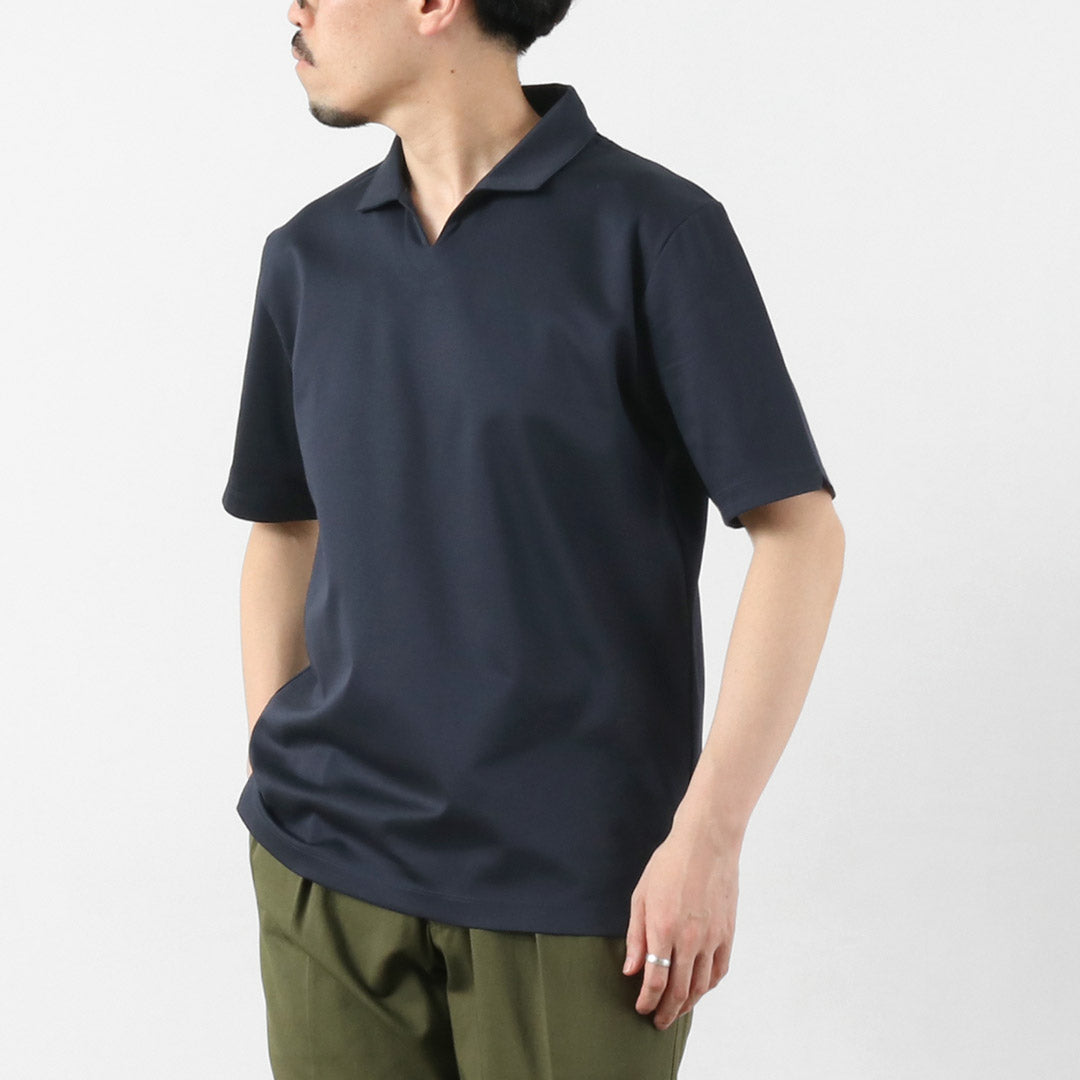 在东京日本 /礼服有机棉质船长polo衬衫