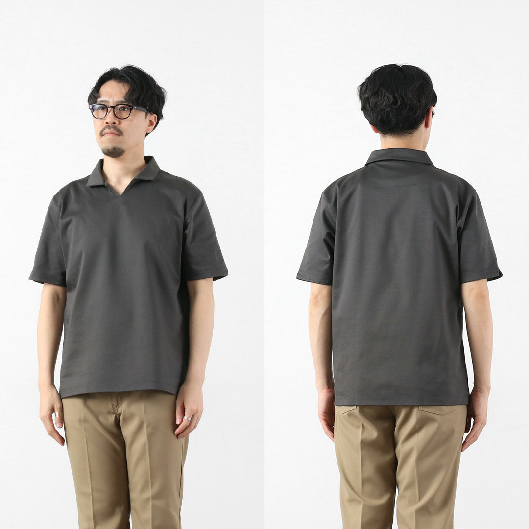 在东京日本 /礼服有机棉质船长polo衬衫