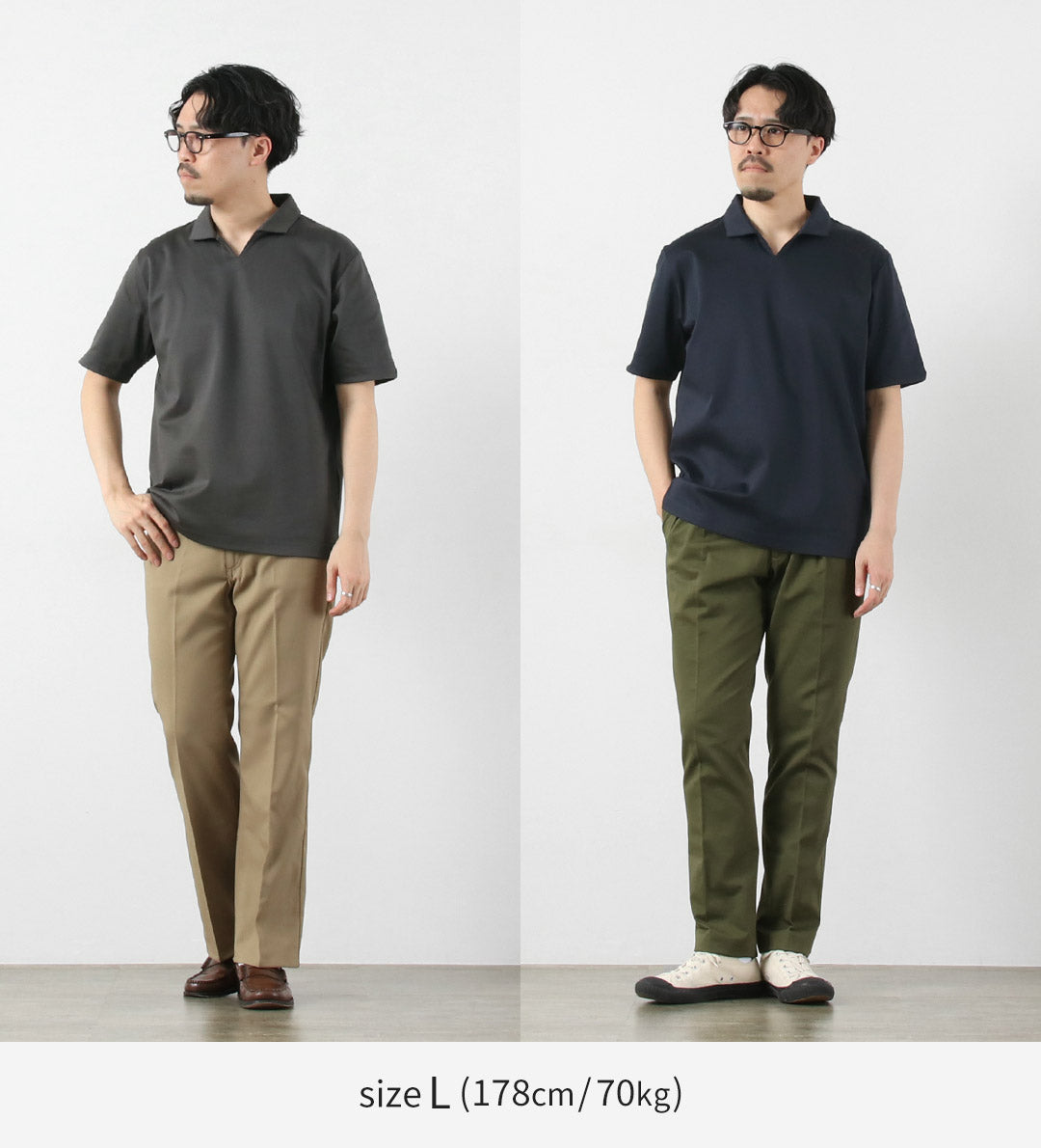 在东京日本 /礼服有机棉质船长polo衬衫