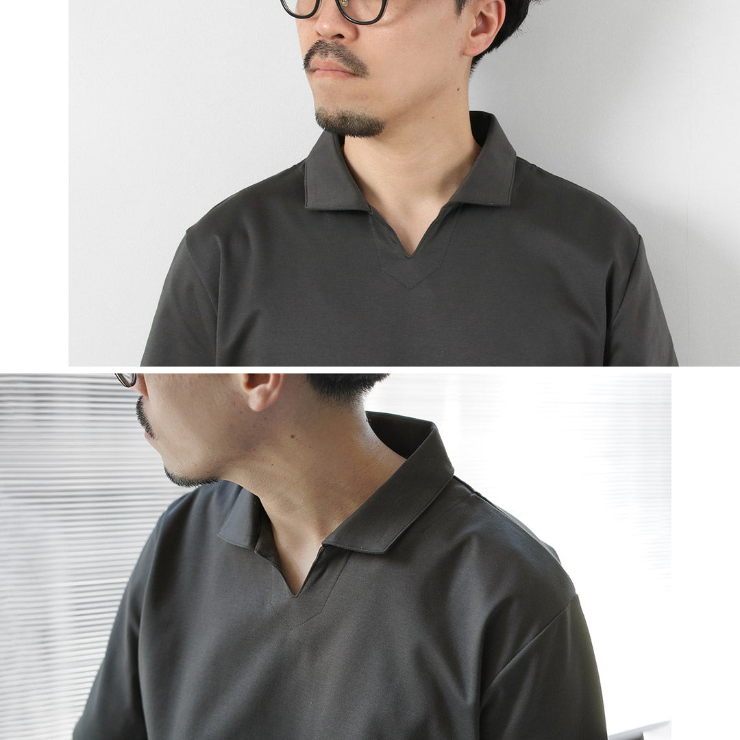 在东京日本 /礼服有机棉质船长polo衬衫