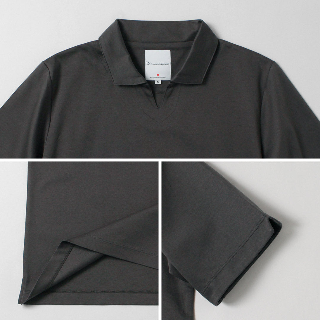 在东京日本 /礼服有机棉质船长polo衬衫