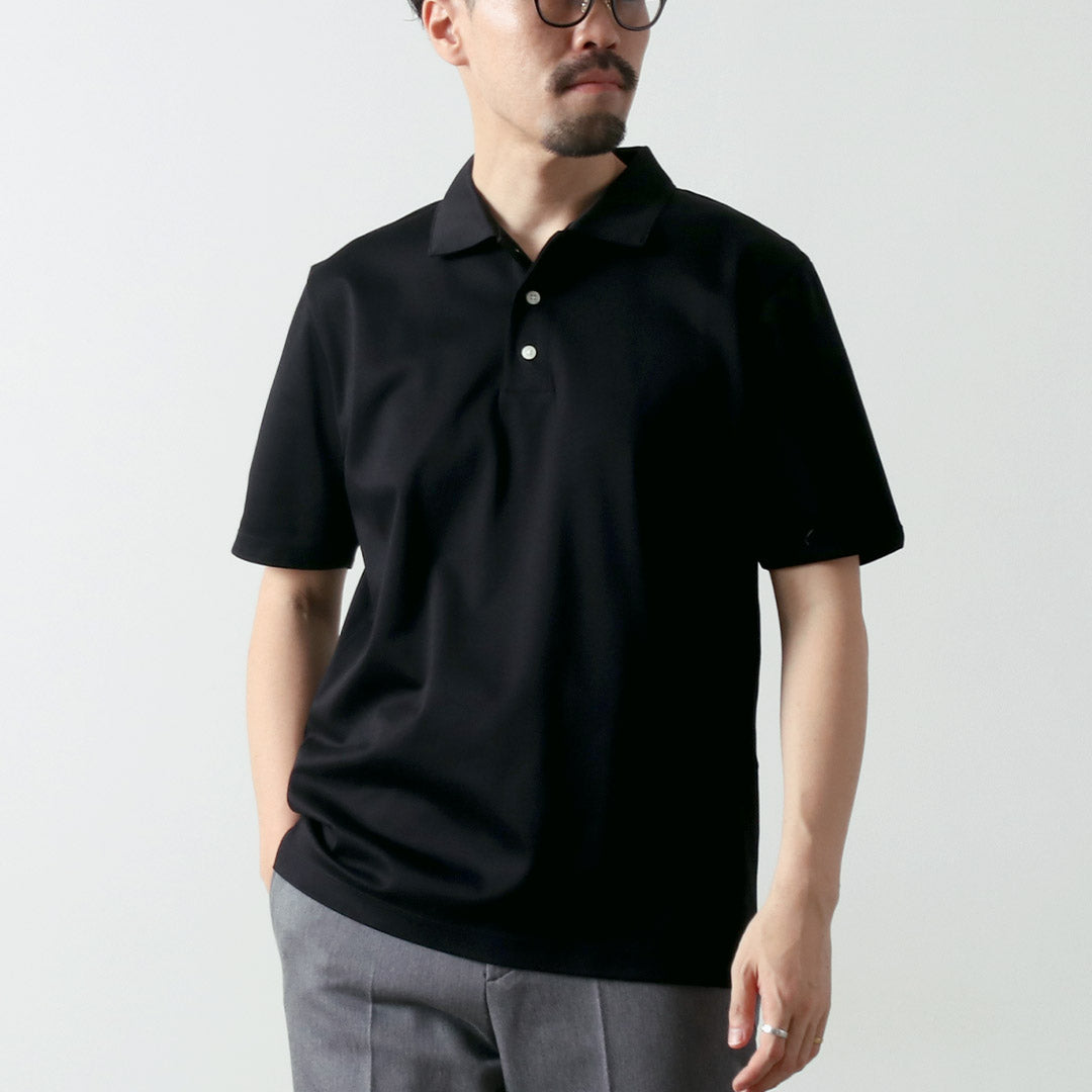 RE MADE IN TOKYO JAPAN / Tokyo-Made Dress Knit Polo Shirt