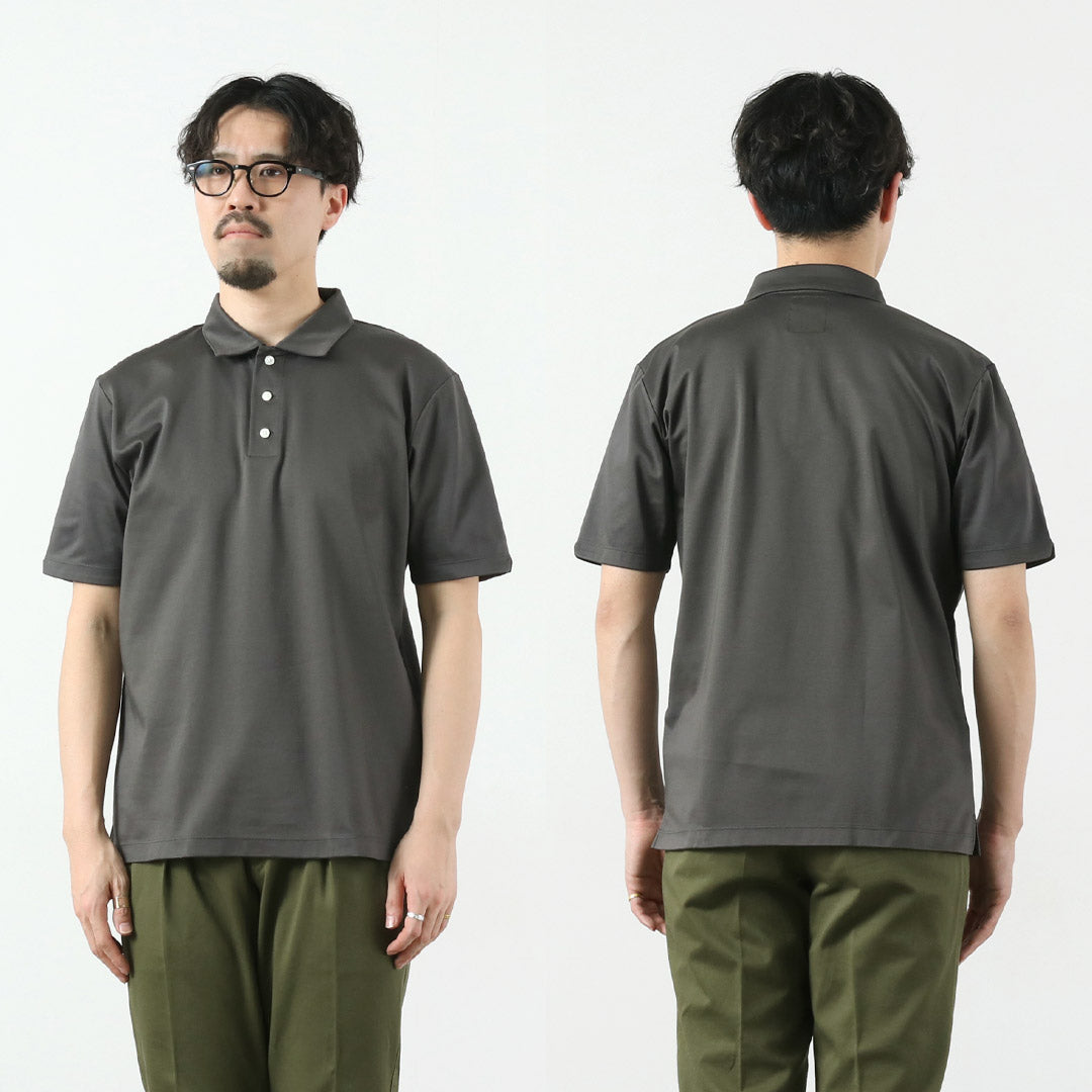 RE MADE IN TOKYO JAPAN / Tokyo-Made Dress Knit Polo Shirt