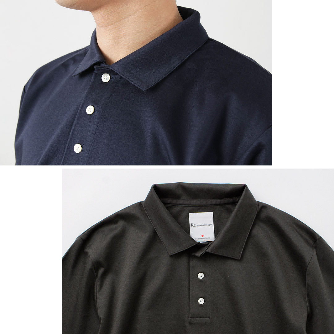 RE MADE IN TOKYO JAPAN / Tokyo Made Dress Knit Shirt Polo