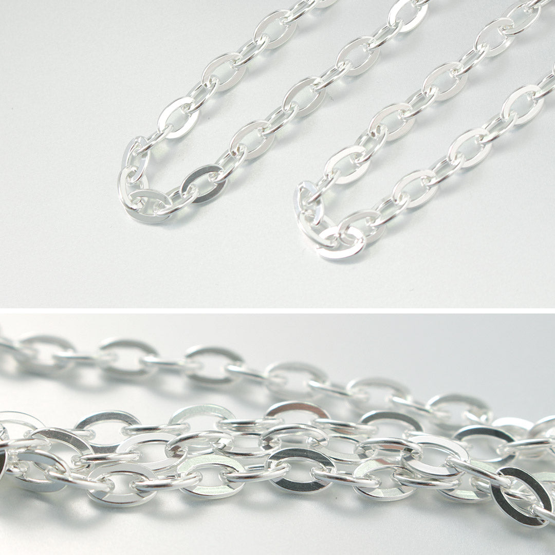 PHADUA / Flat cable chain bracelet silver 925