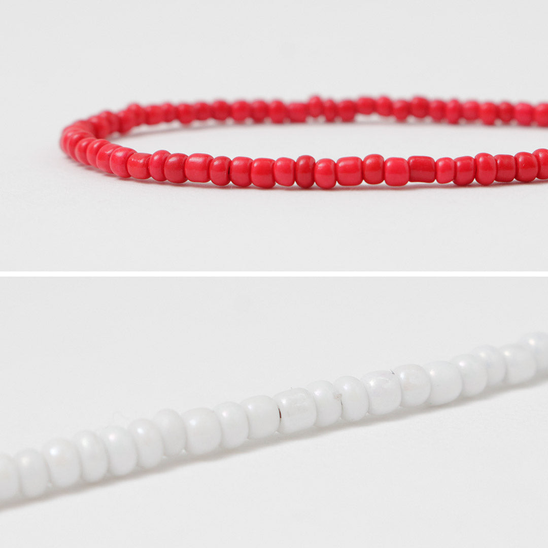 PHADUA / Solid glass bead bracelet