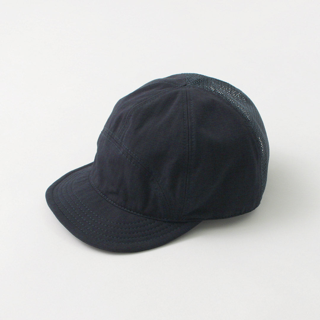 HIGHER / Cotton Nylon Ripstop 7 Panel Mesh Cap