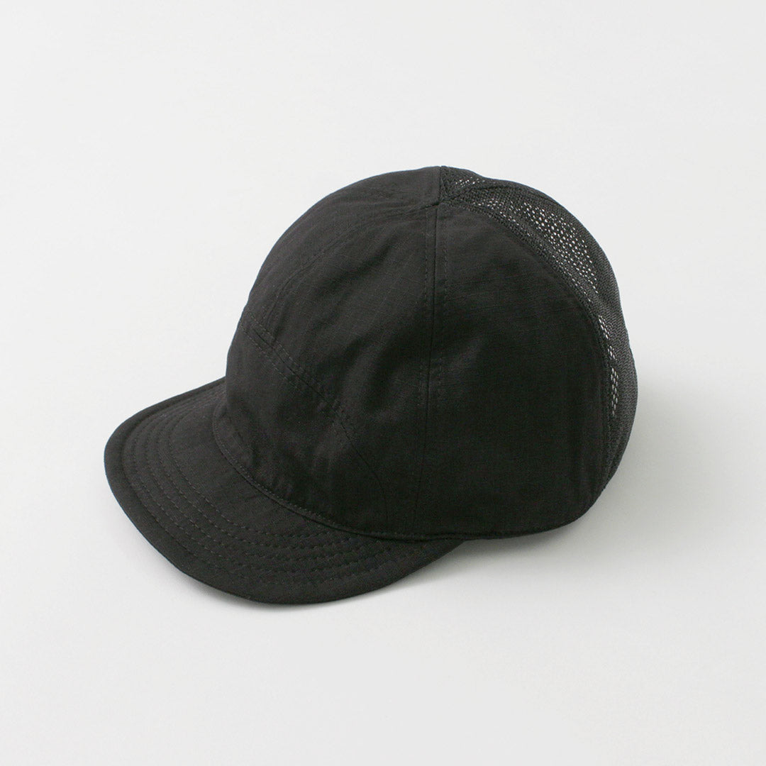 HIGHER / Cotton Nylon Ripstop 7 Panel Mesh Cap