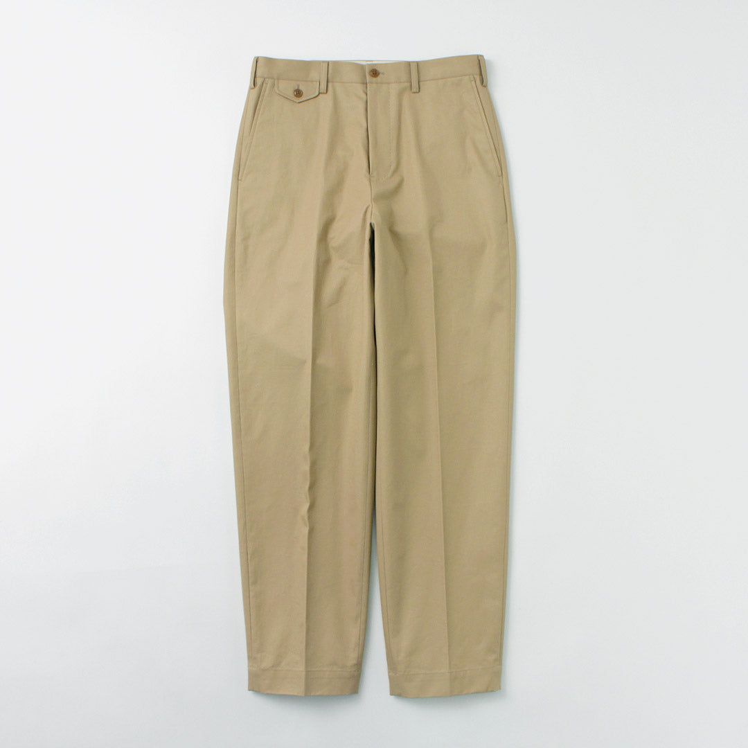 D.C.WHITE / High Density tapered pants