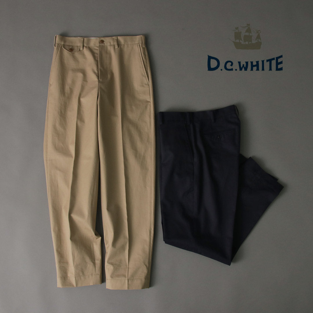 Pantalones cónicos de D.C.White / de alta densidad