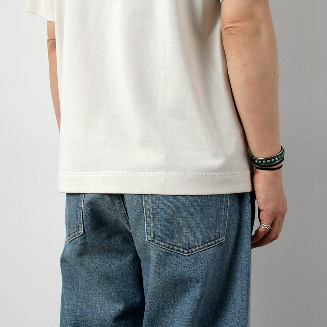 HEALTHKNIT / RAG Collaboration Open-End Dry Jersey Henley Neck T-shirt