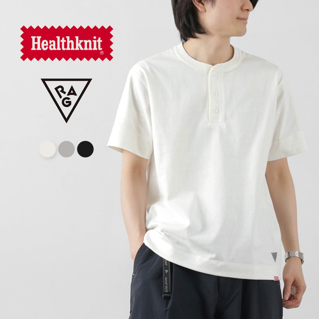 Health Knit / Healthknit X Rag Henry Neck T恤