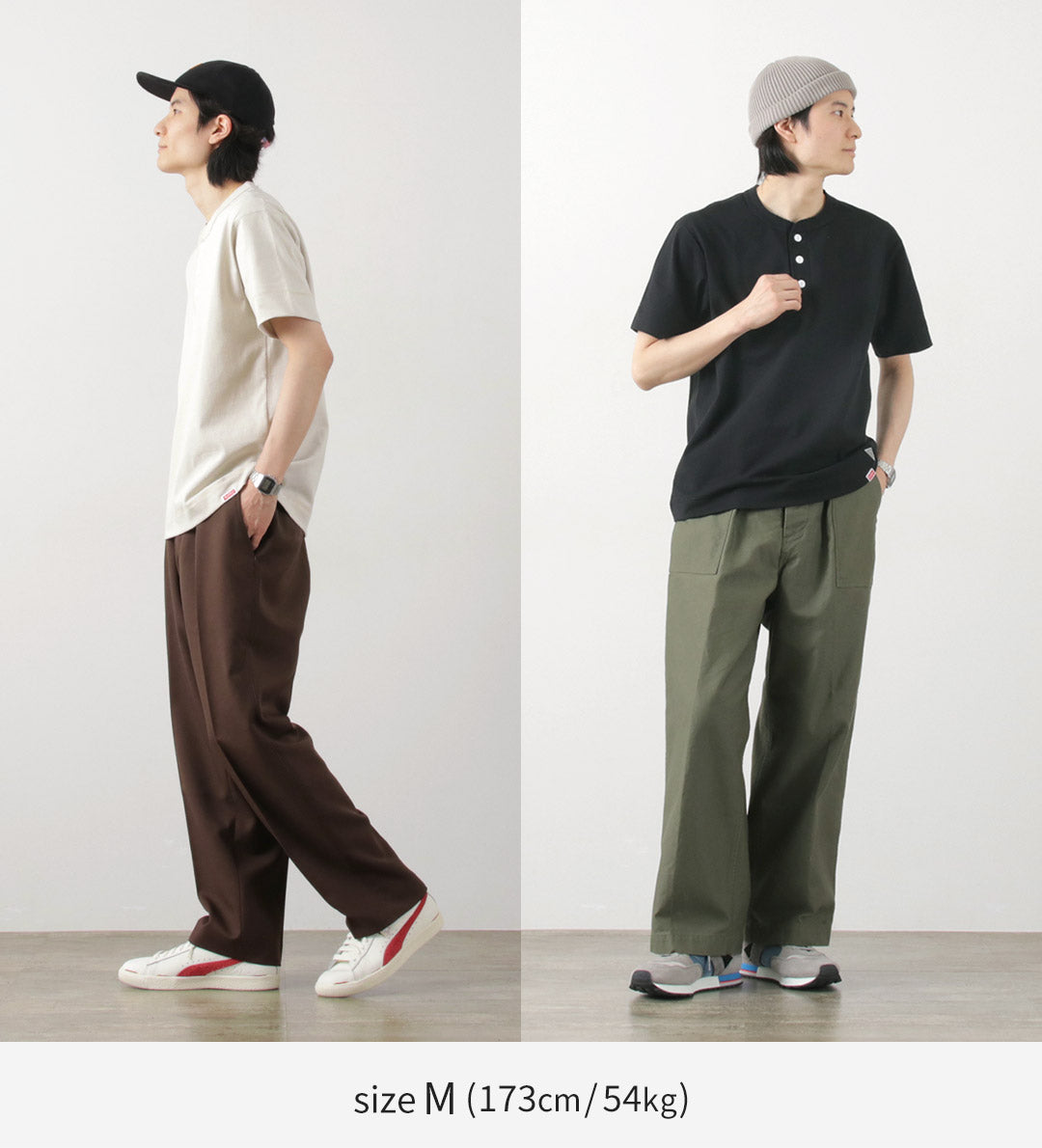 HEALTHKNIT / HEALTHKNIT x RAG  Henry Neck T-shirt