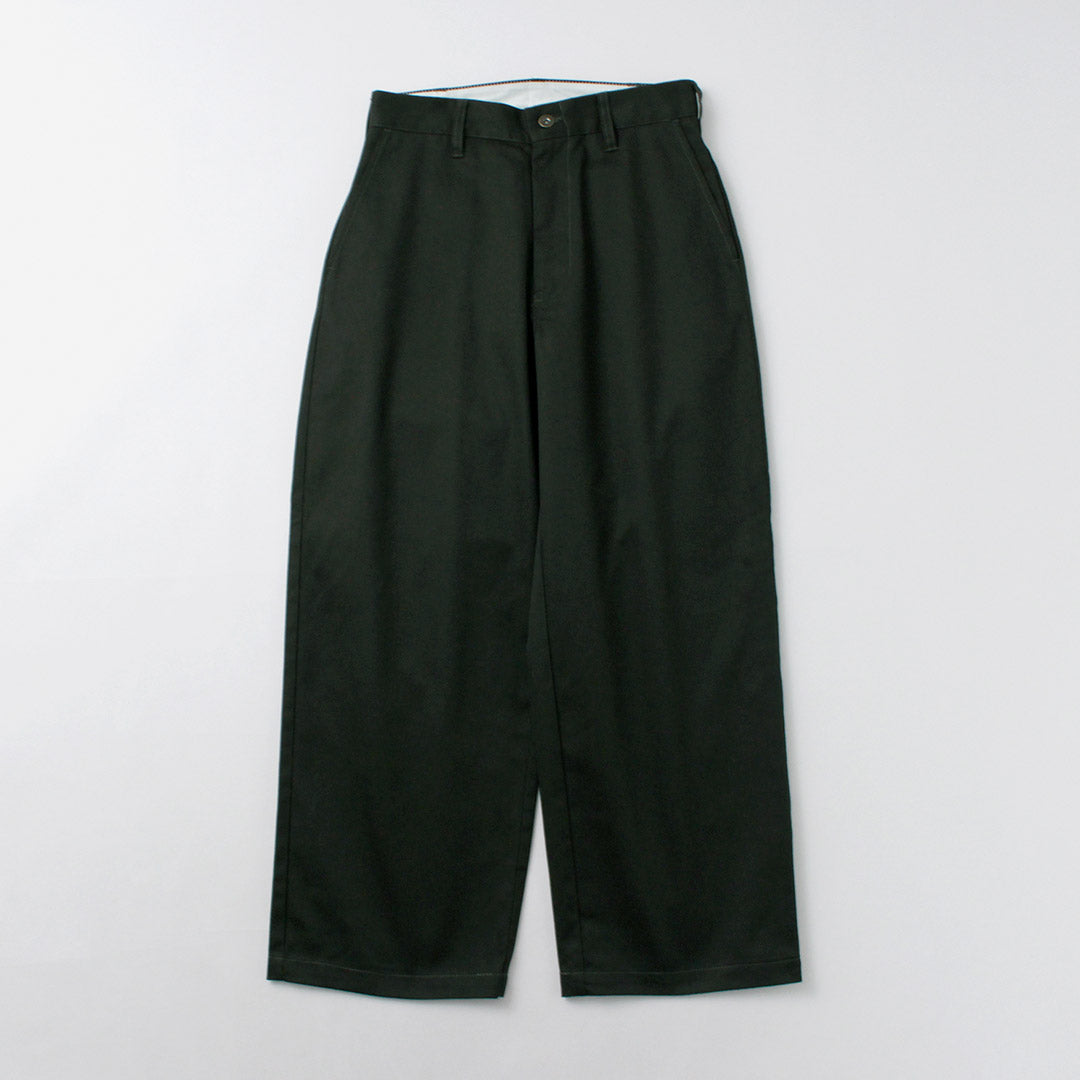 UNIVERSAL OVERALL / Heritage T/C Volume Trousers STONE CARVERE