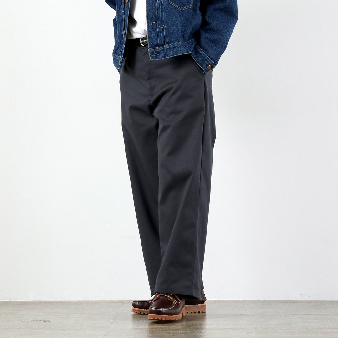 UNIVERSAL OVERALL / Heritage T/C Volume Trousers STONE CARVERE