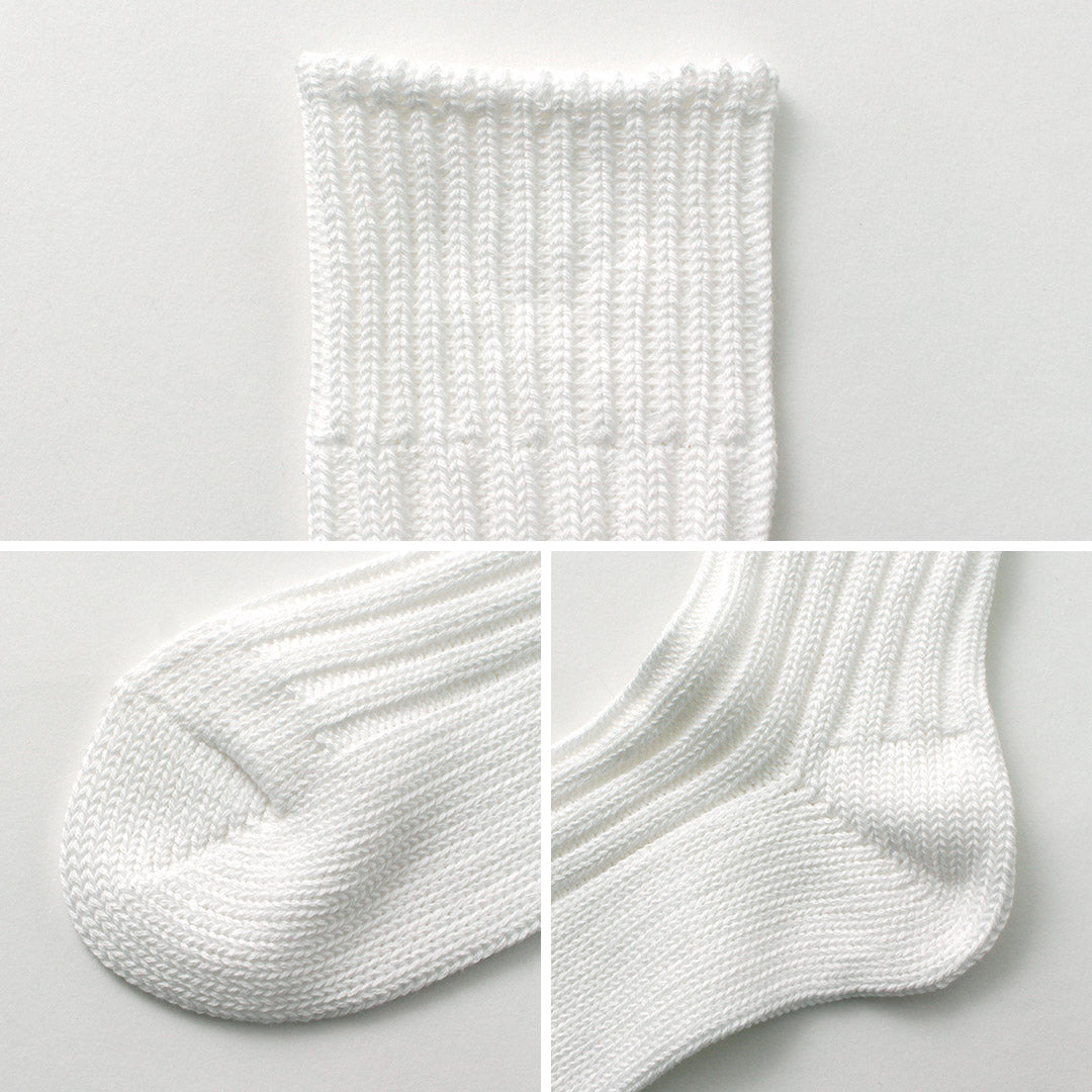 DECKA QUALITY SOCKS / Heavyweight Plain Crew Socks