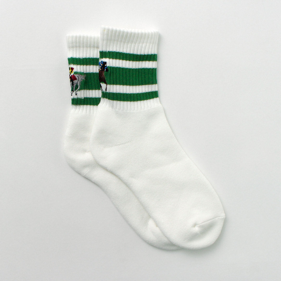 DECKA QUALITY SOCKS / Embroidered Skater Socks