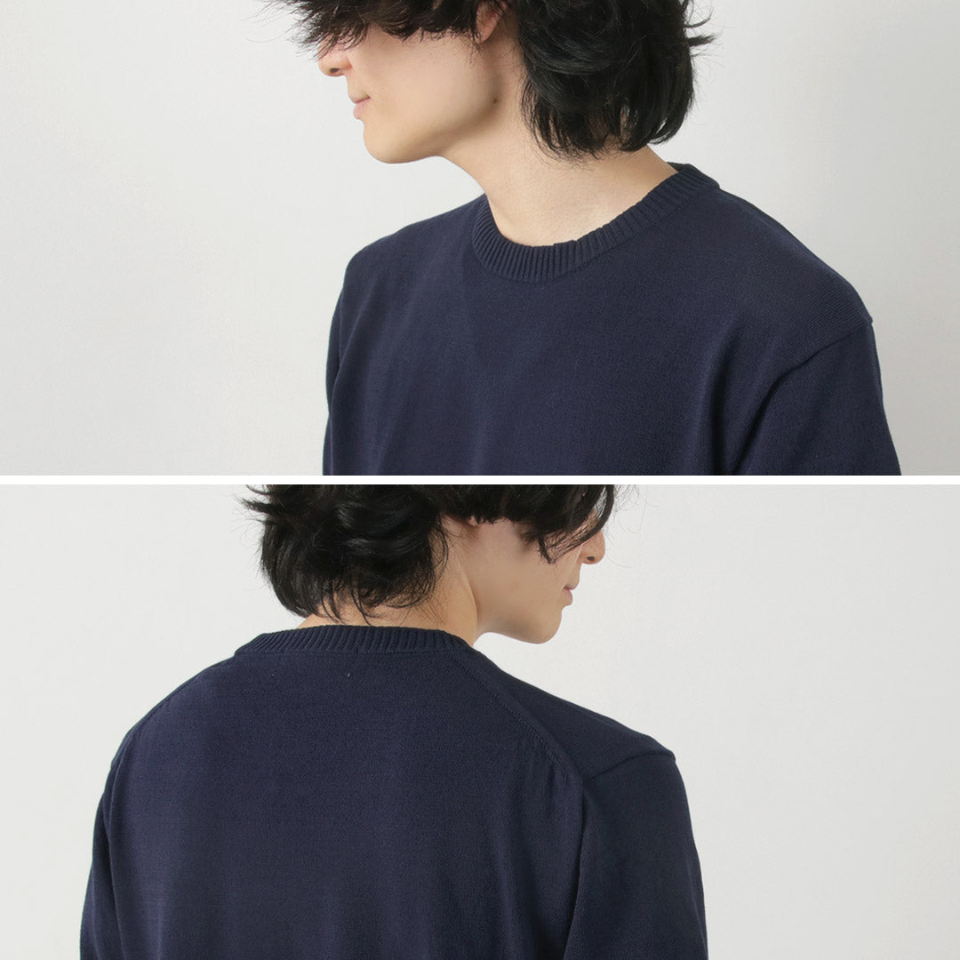 MOONCASTLE / Ice Cotton Crew Neck Short Sleeve Knit Tee