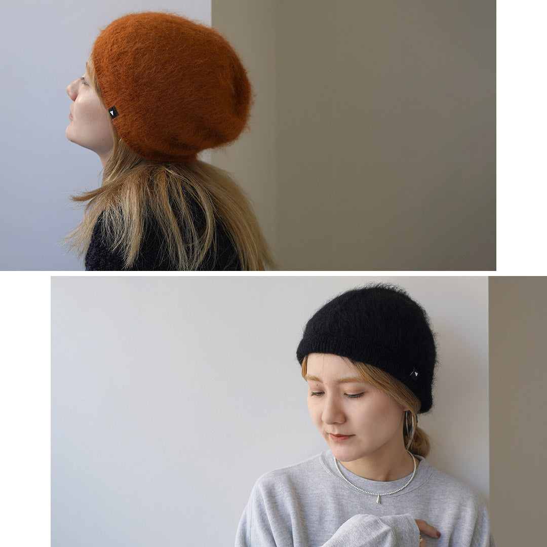 AND WANDER / Mohair Wool Knit Cap