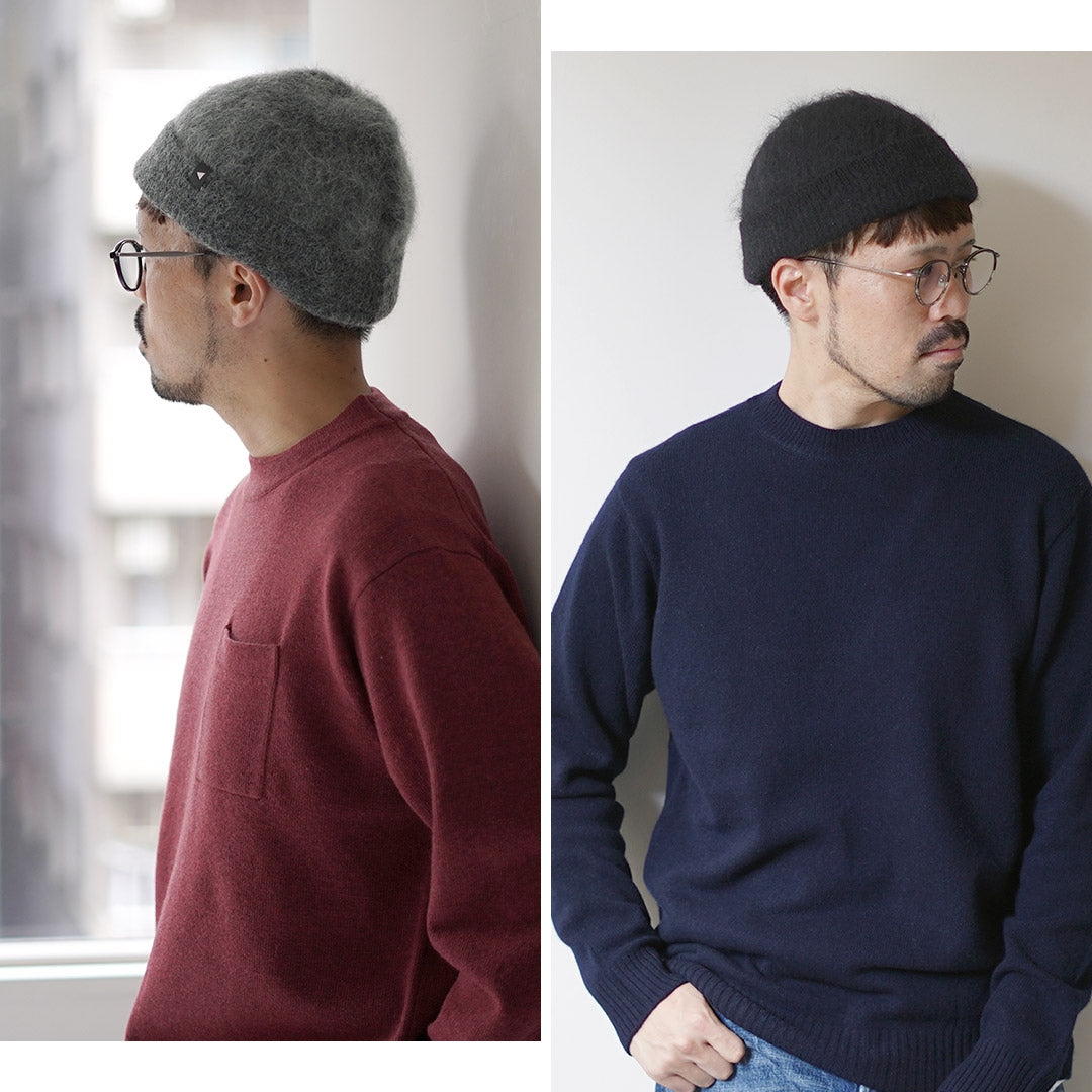 AND WANDER / Mohair Wool Knit Cap