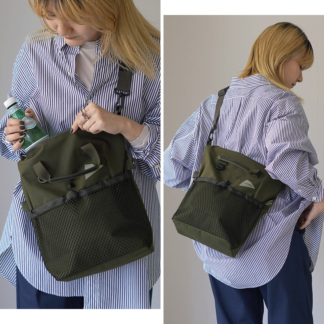 AND WANDER / PE/CO 2-way bag